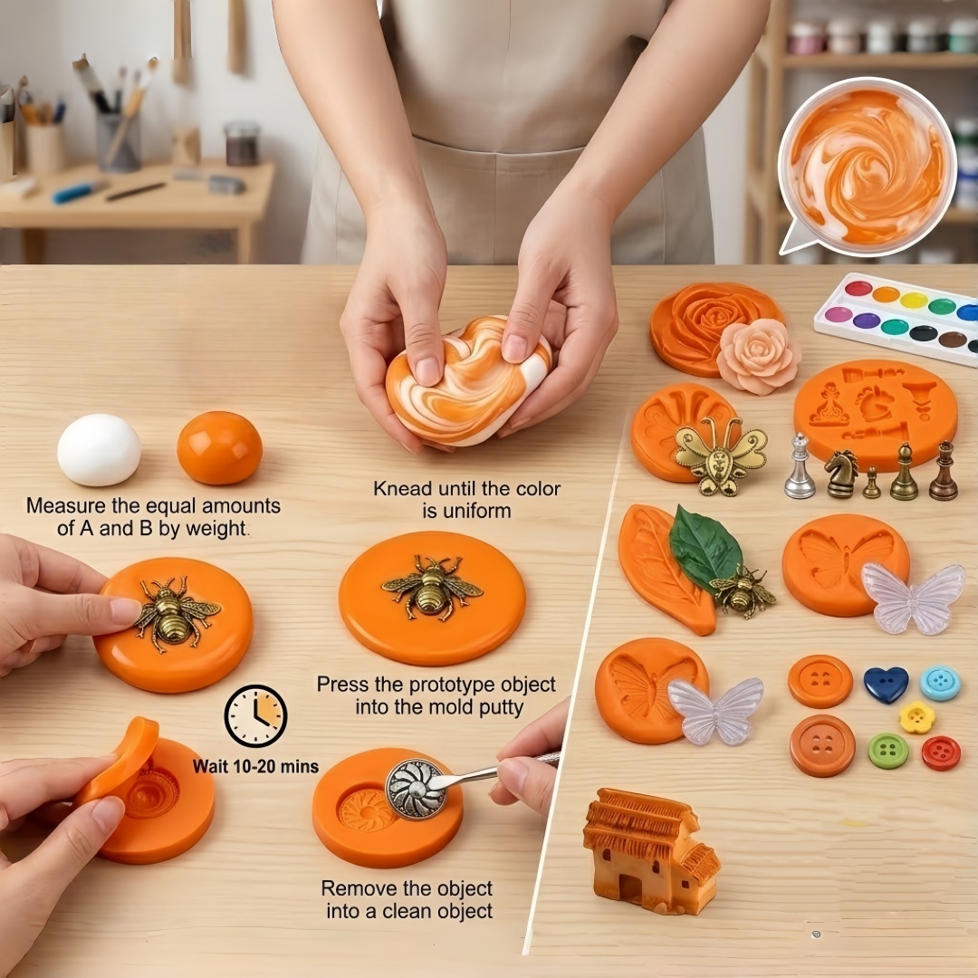 Silikonknetmasse DIY-Bastelset – Resin Art Tools Bewertung und Preis