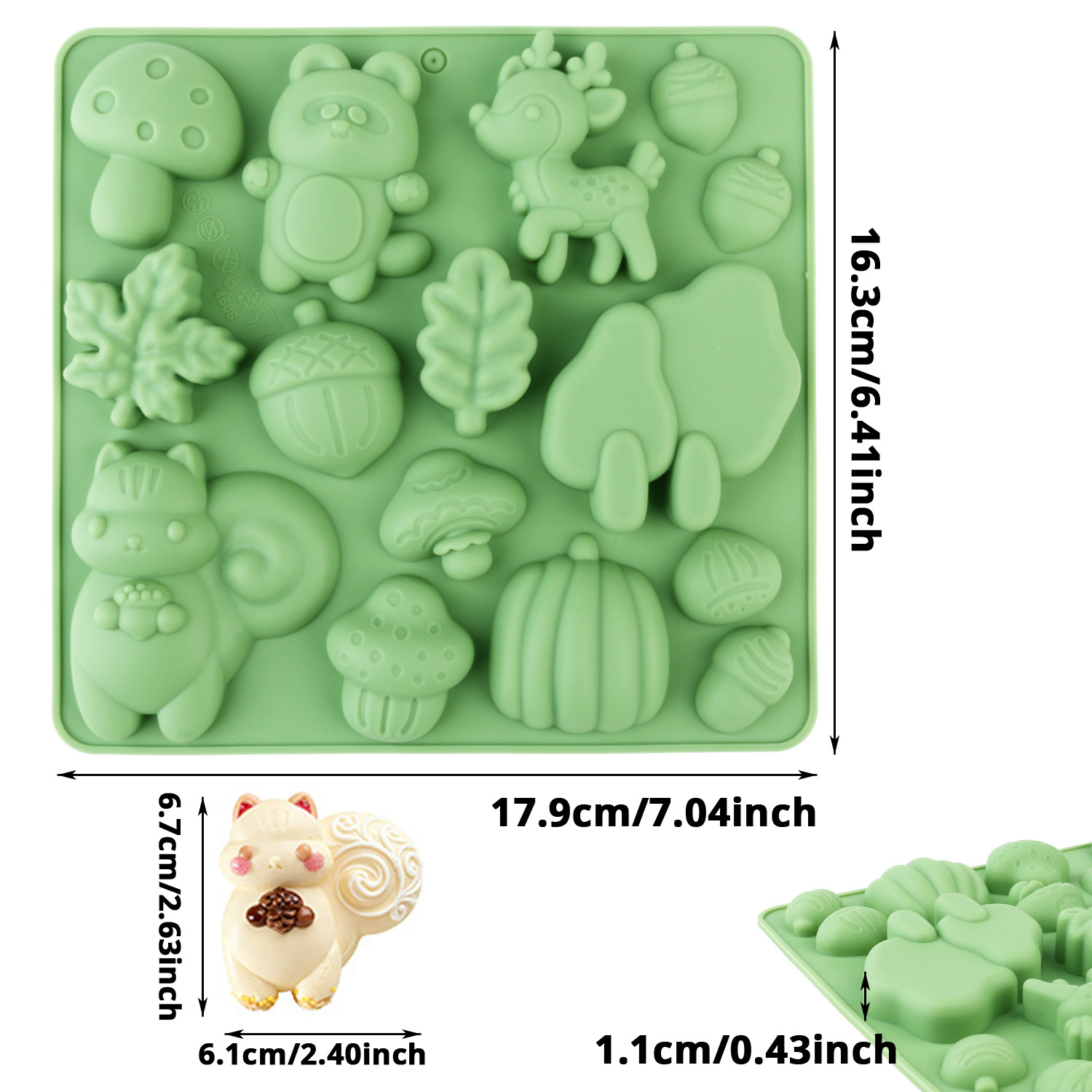 1 Silikon-Kuchenform in Tierfo – Resin Art Tools Bewertung und Preis