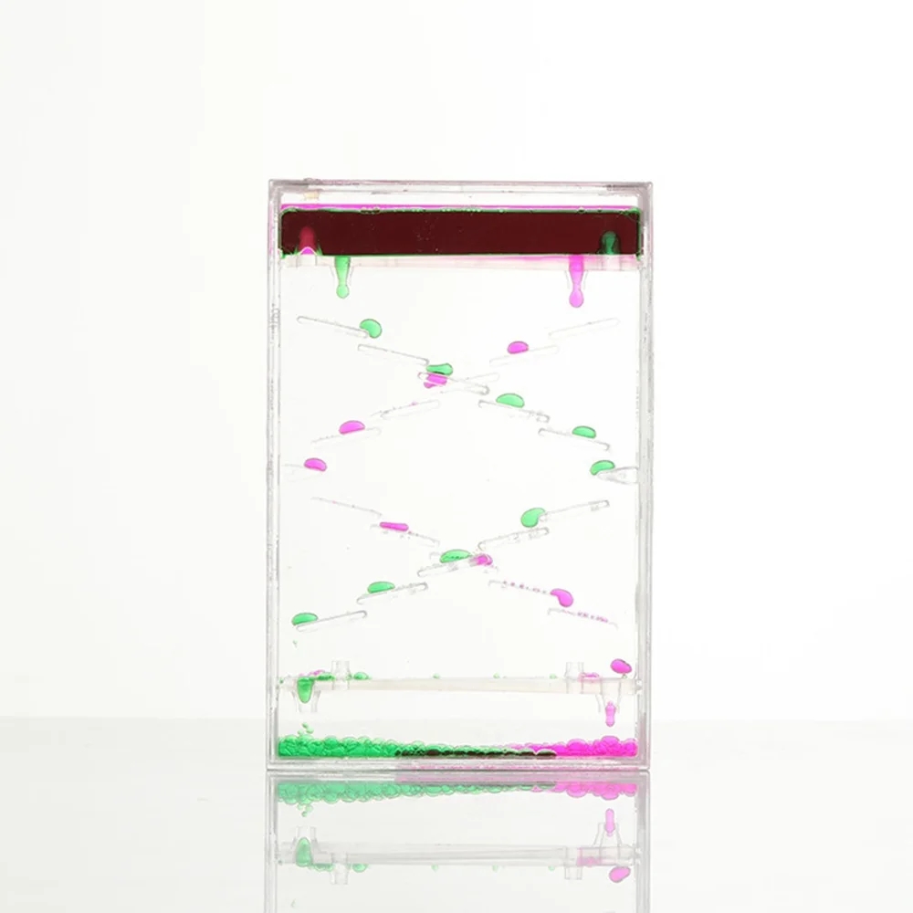 Farbe Zweifarbige Sanduhr-Time – Resin Art Clock Bewertung und Preis
